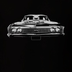 1967 CHEVROLET EL CAMINO SS Grill White Graphic T Shirt