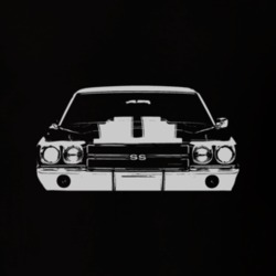 1970 CHEVROLET EL CAMINO SS Grill White Graphic T Shirt