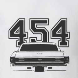 1970 CHEVROLET EL CAMINO SS Rear Black Graphic Engine Size T Shirt