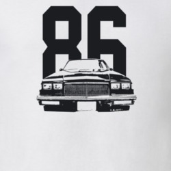 1986 Grand National Grill View With Year Light Color T Shirt