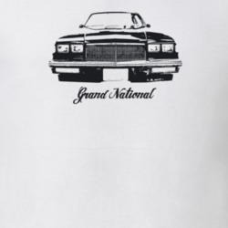1986 Grand National Grill View With Model Light Color T Shirt