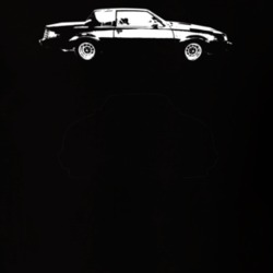 1986 Grand National Side View Dark Color T Shirt