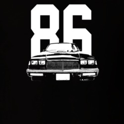 1986 Grand National Grill View With Year Dark Color T Shirt