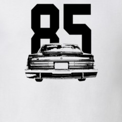 1985 Grand National Rear View With Year Light Color T Shirt