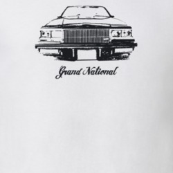 1985 Grand National Grill View With Model Light Color T Shirt