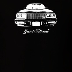 1985 Grand National Grill View With Model Dark Color T Shirt