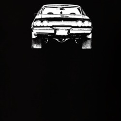 1973 Chevelle Rear View Dark Color T Shirt
