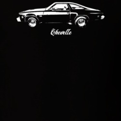1973 Chevelle Side View Dark Color T Shirt