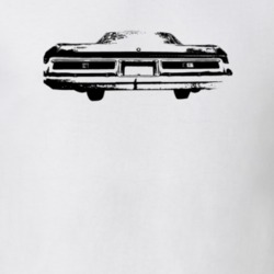 1972 Belair Rear View Light Color T Shirt