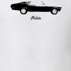 1972 Belair Side View With Model Light Color T Shirt