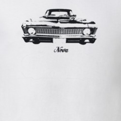 1971 Nova Grill View With Model Light Color T Shirt