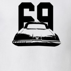1969 Skylark Rear View With Year Light Color T Shirt