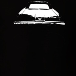 1969 Skylark Rear View Dark Color T Shirt