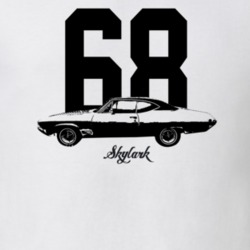 1968 Skylark Side View With Year And Model Light Color T Shirt