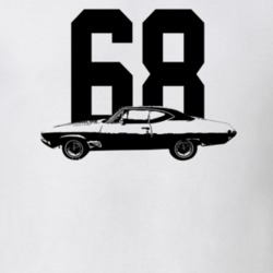 1968 Skylark Side View With Year Light Color T Shirt