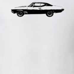 1968 Skylark Side View Light Color T Shirt