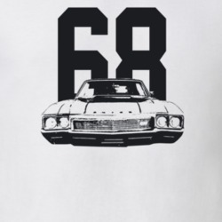 1968 Skylark Grill View With Year Light Color T Shirt