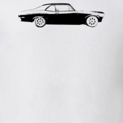 1969 Nova Side View Light Color T Shirt