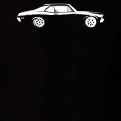 1969 Nova Side View Dark Color T Shirt