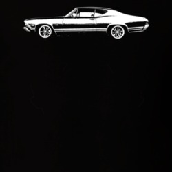 1968 Chevelle Side View Dark Color T Shirt