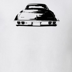 1968 Belair Rear View Light Color T Shirt