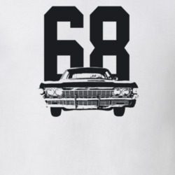 1968 Belair Grill View With Year Light Color T Shirt