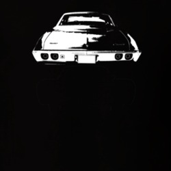 1968 Belair Rear View Dark Color T Shirt