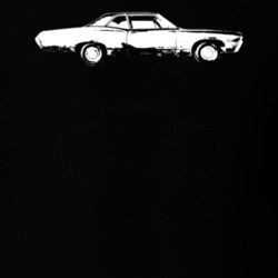 1968 Belair Side View Dark Color T Shirt