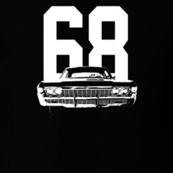 1968 Belair Grill View With Year Dark Color T Shirt