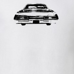 1967 Belair Rear View Light Color T Shirt