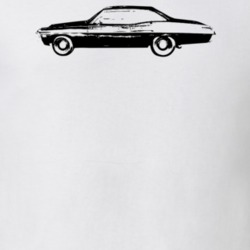1967 Belair Side View Light Color T Shirt
