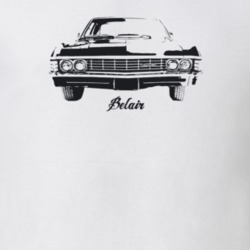 1967 Belair Grill View With Model Light Color T Shirt