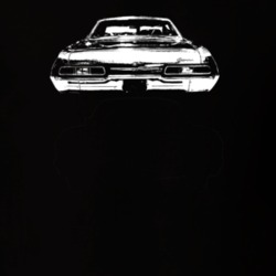 1967 Belair Rear View Dark Color T Shirt