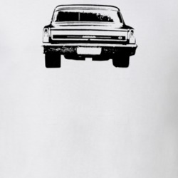 1967 Nova Rear View Light Color T Shirt