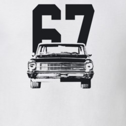 1967 Nova Grill View With Year Light Color T Shirt