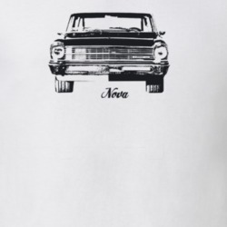 1967 Nova Grill View With Model Light Color T Shirt