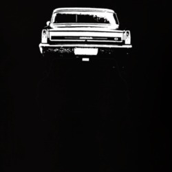 1967 Nova Rear View Dark Color T Shirt