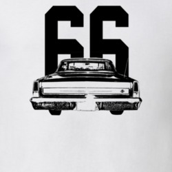 1966 Nova Rear View With Year Light Color T Shirt