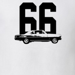 1966 Nova Side View With Year Light Color T Shirt