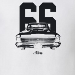 1966 Nova Grill View With Year And Model Light Color T Shirt