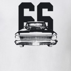 1966 Nova Grill View With Year Light Color T Shirt