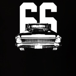 1966 Nova Grill View With Year Dark Color T Shirt