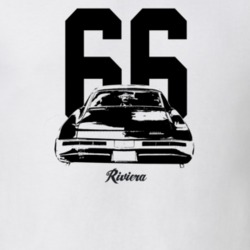 1966 Reviera Rear View With Year And Model Light Color T Shirt