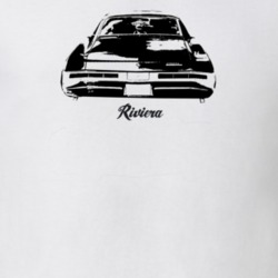 1966 Reviera Rear View With Model Light Color T Shirt