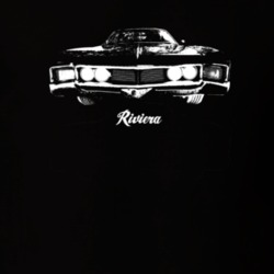 1966 Reviera Grill View With Model Dark Color T Shirt