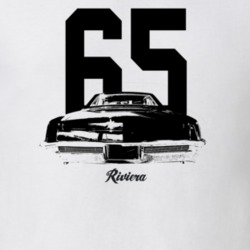 1965 Reviera Rear View With Year And Model Light Color T Shirt