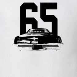 1965 Reviera Rear View With Year Light Color T Shirt