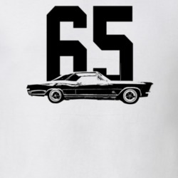 1965 Reviera Side View With Year Light Color T Shirt