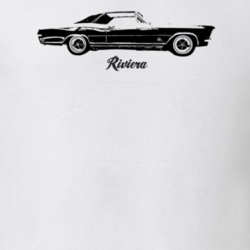 1965 Reviera Side View With Model Light Color T Shirt
