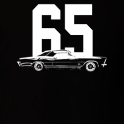 1965 Reviera Side View With Year Dark Color T Shirt